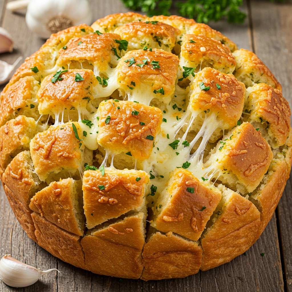 Cheesy Garlic Pull-Apart Bread